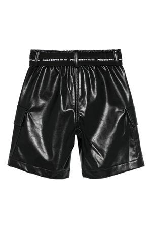 bermuda in viscosa nero PHILOSOPHY KIDS | I1F4096404P050